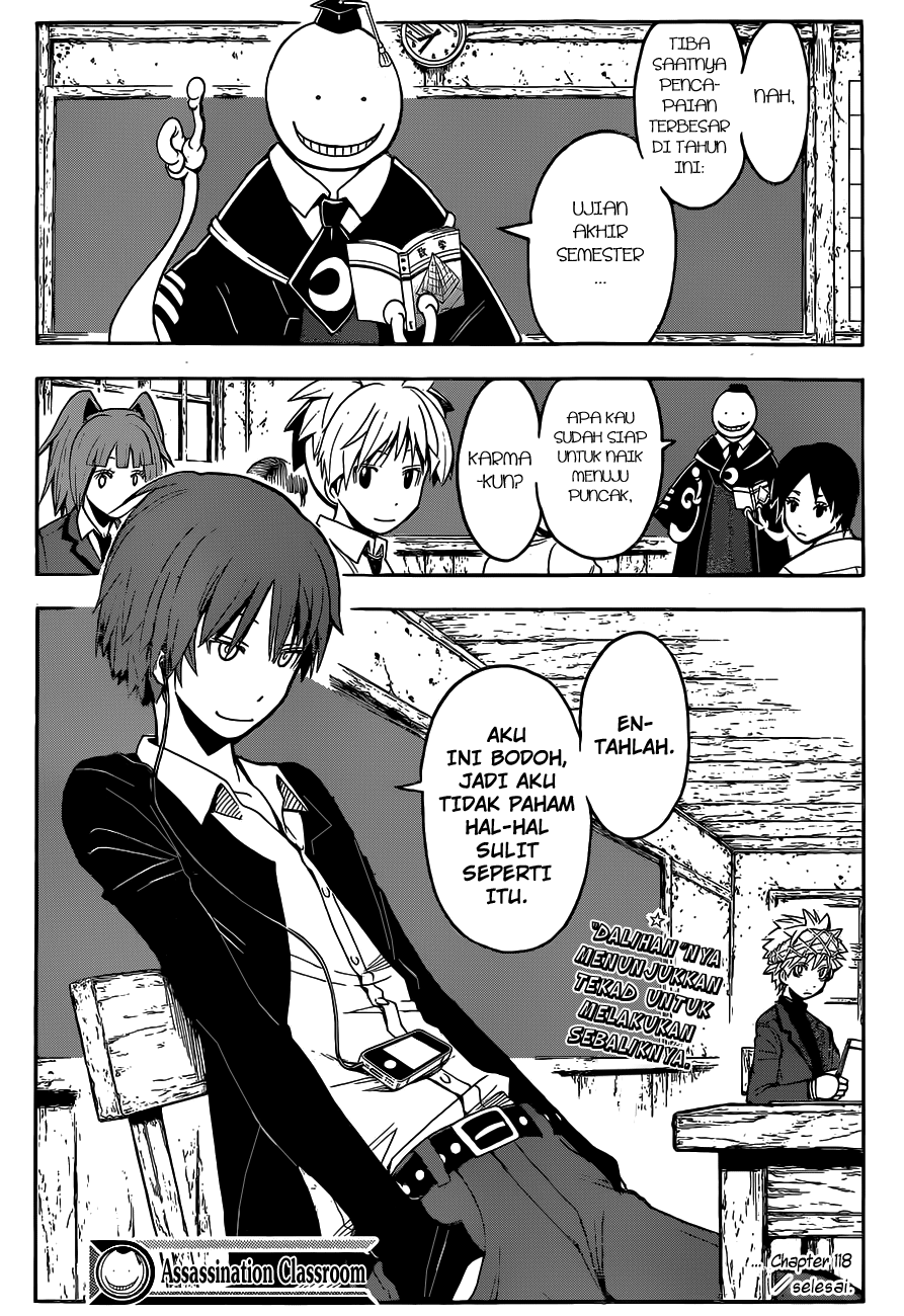 Ansatsu Kyoushitsu Chapter 118