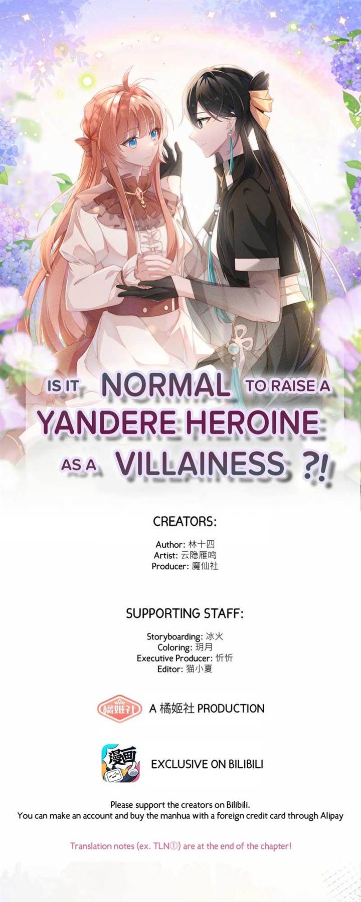 Is it Normal to Raise a Yandere Heroine as a Villainess?! Chapter 8