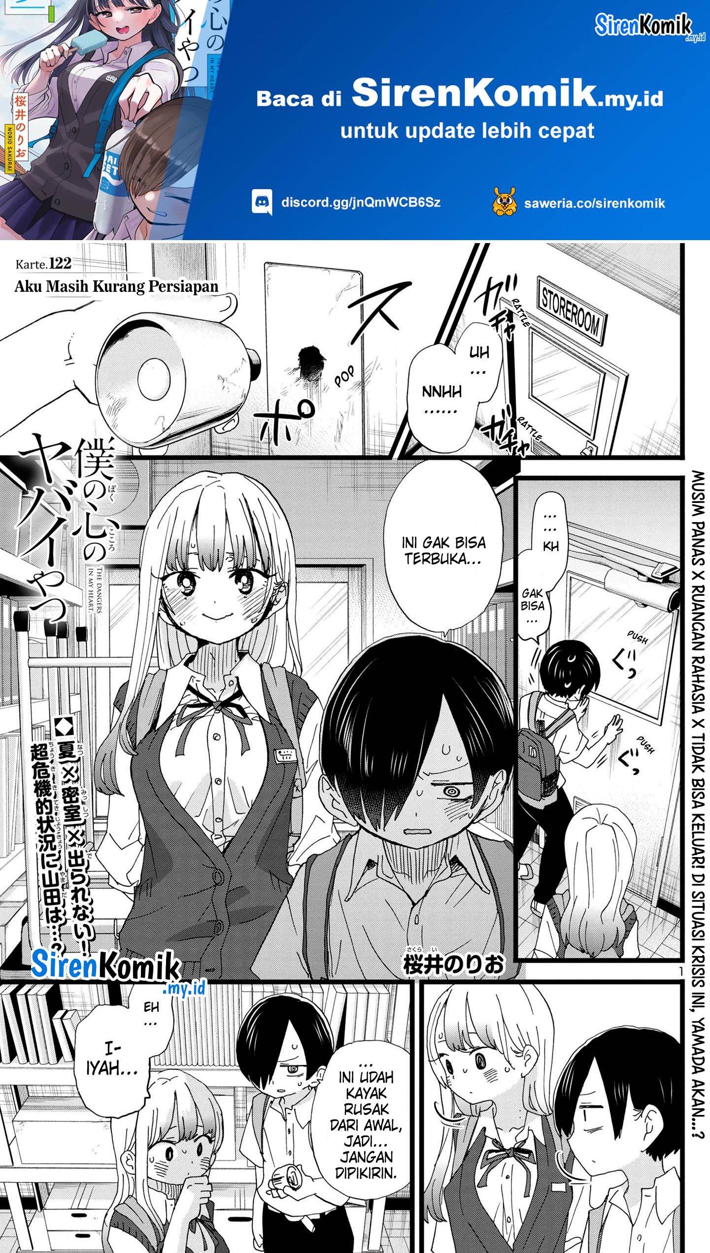 Boku no Kokoro no Yabai Yatsu Chapter 122