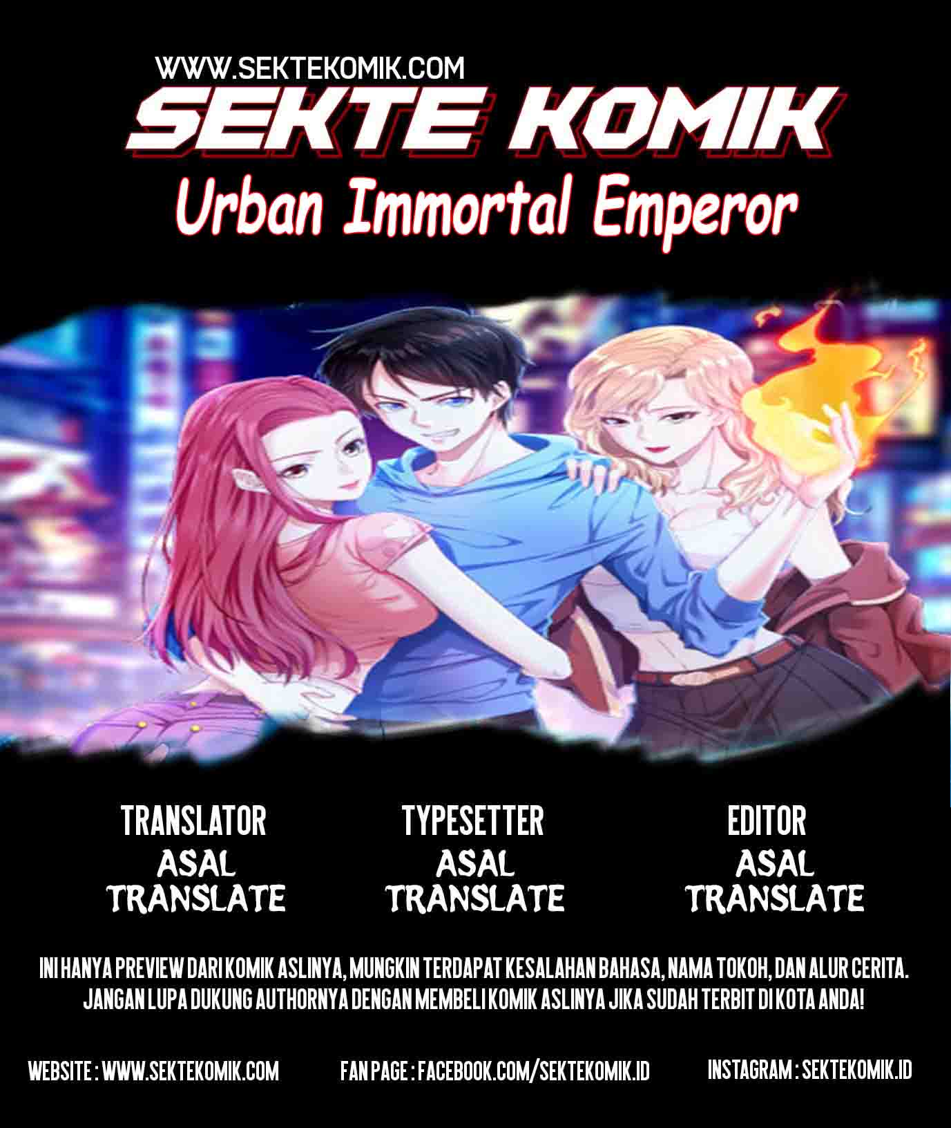 Urban Immortal Emperor Chapter 1