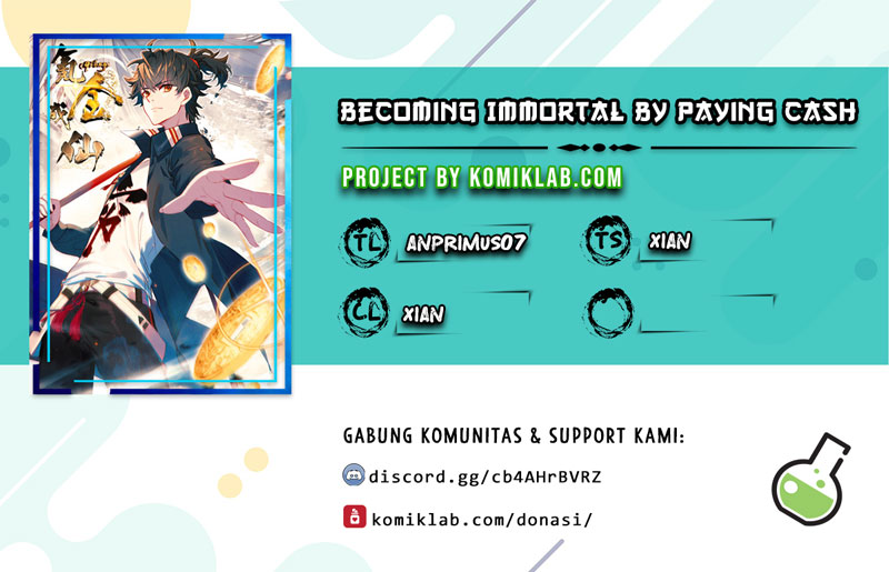 Becoming Immortal by Paying Cash Chapter 9