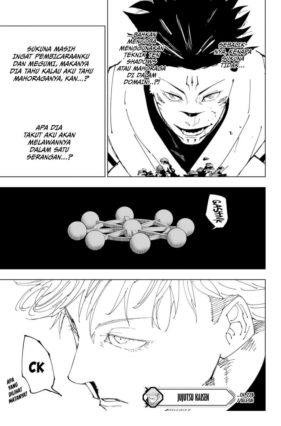 Jujutsu Kaisen Chapter 228