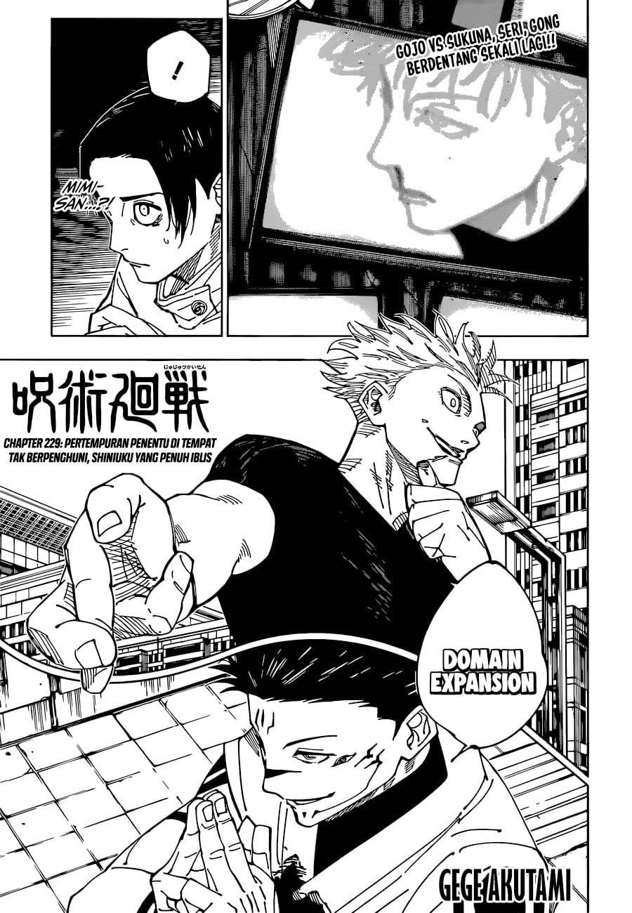 Jujutsu Kaisen Chapter 229