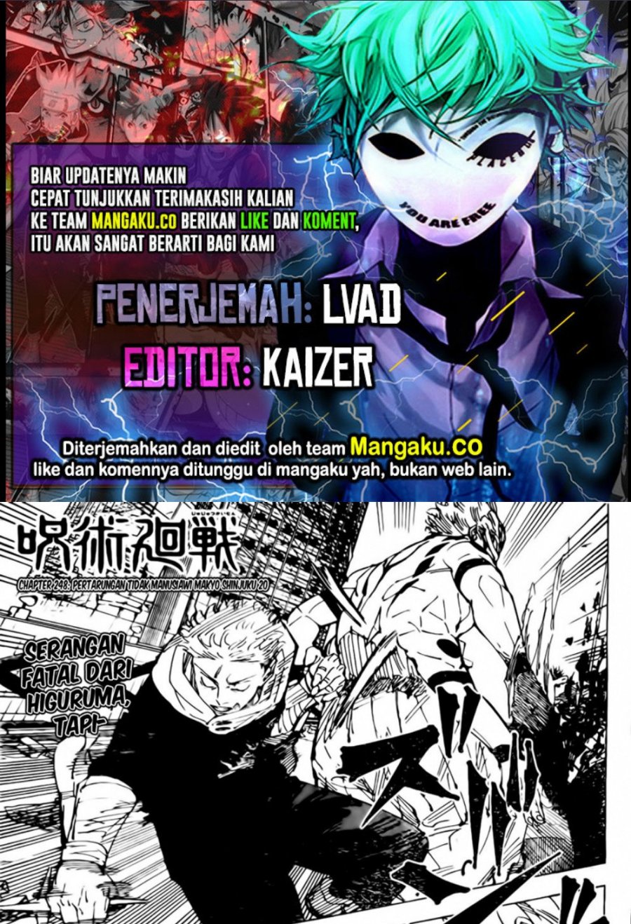 Jujutsu Kaisen Chapter 248