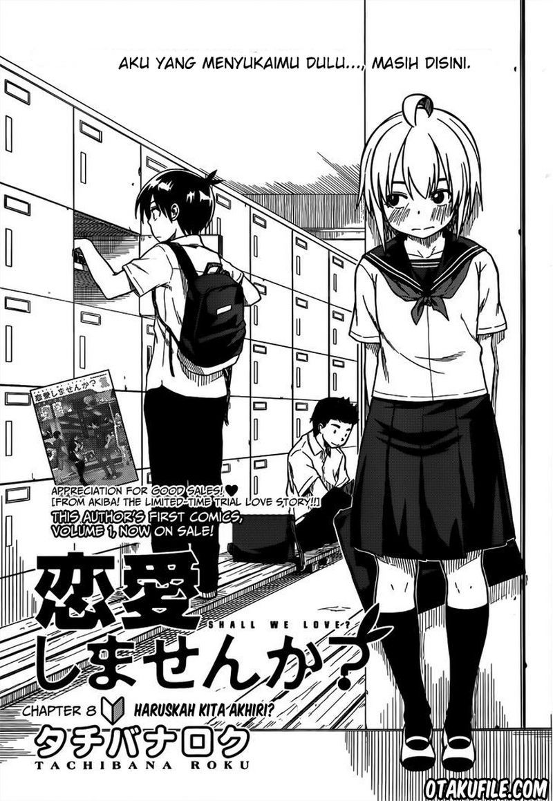 Renai Shimasen ka? Chapter 08