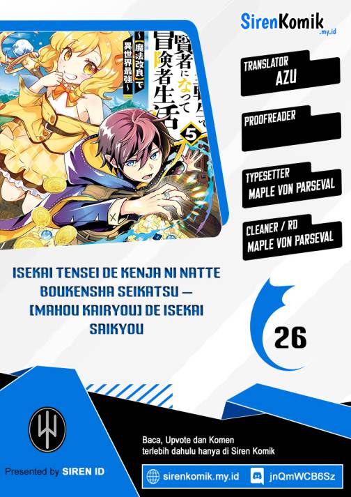 Isekai Tensei de Kenja ni Natte Boukensha Seikatsu Chapter 26