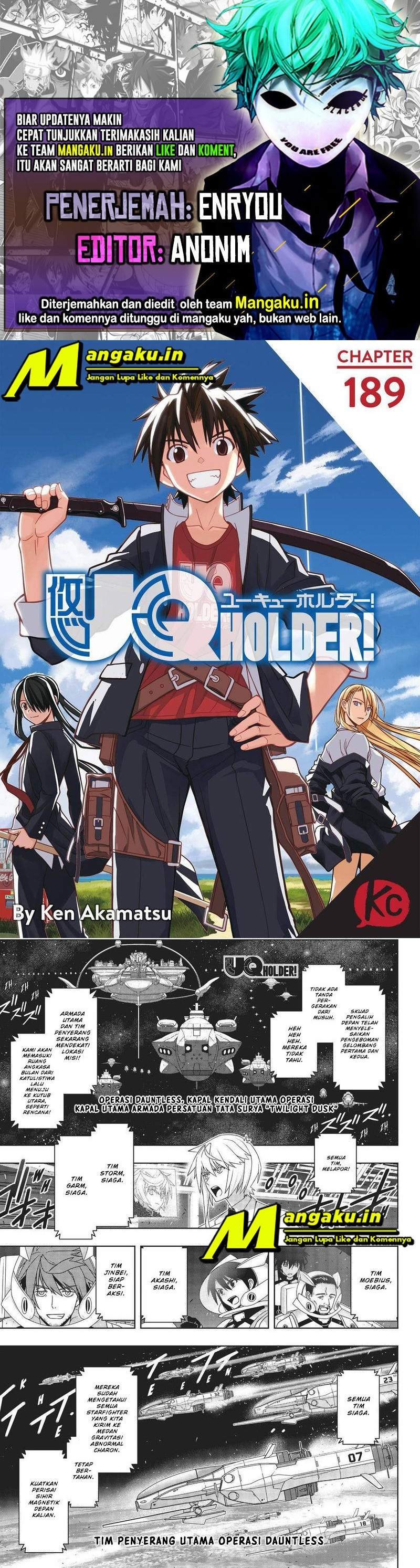 UQ Holder! Chapter 189.1