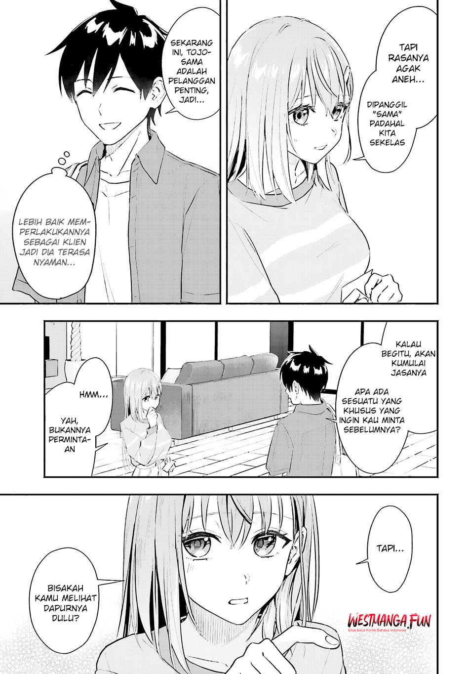 Kaji Daikou no Arubaito wo Hajimetara Gakuen Ichi no Bishoujo no Kazoku ni Kiniirarechaimashita Chapter 1