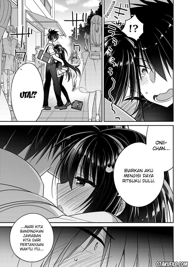 Siscon Ani to Brocon Imouto ga Shoujiki ni Nattara Chapter 11