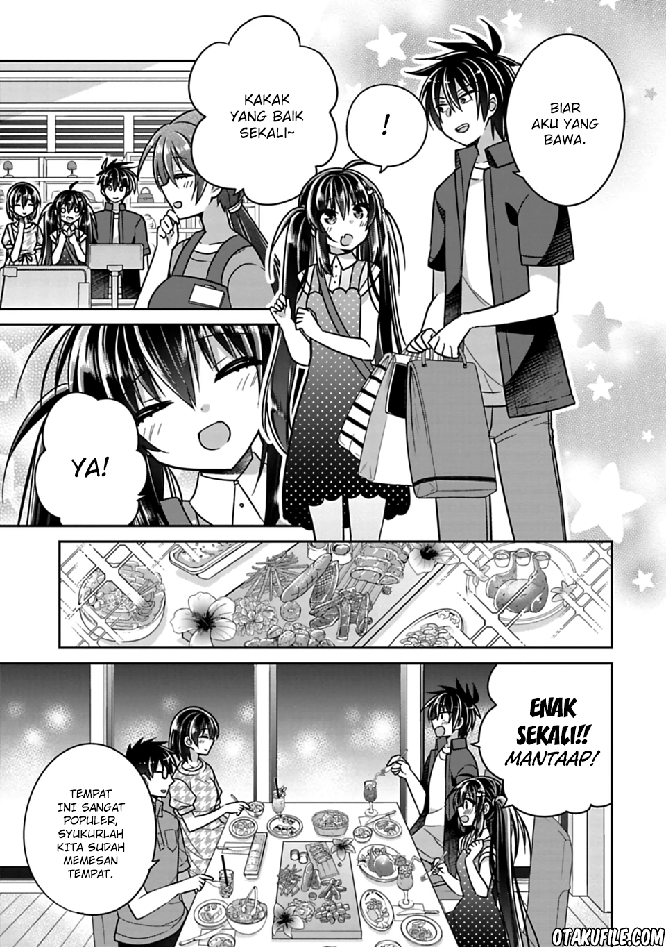 Siscon Ani to Brocon Imouto ga Shoujiki ni Nattara Chapter 17