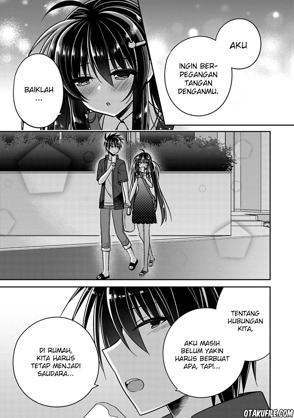 Siscon Ani to Brocon Imouto ga Shoujiki ni Nattara Chapter 17