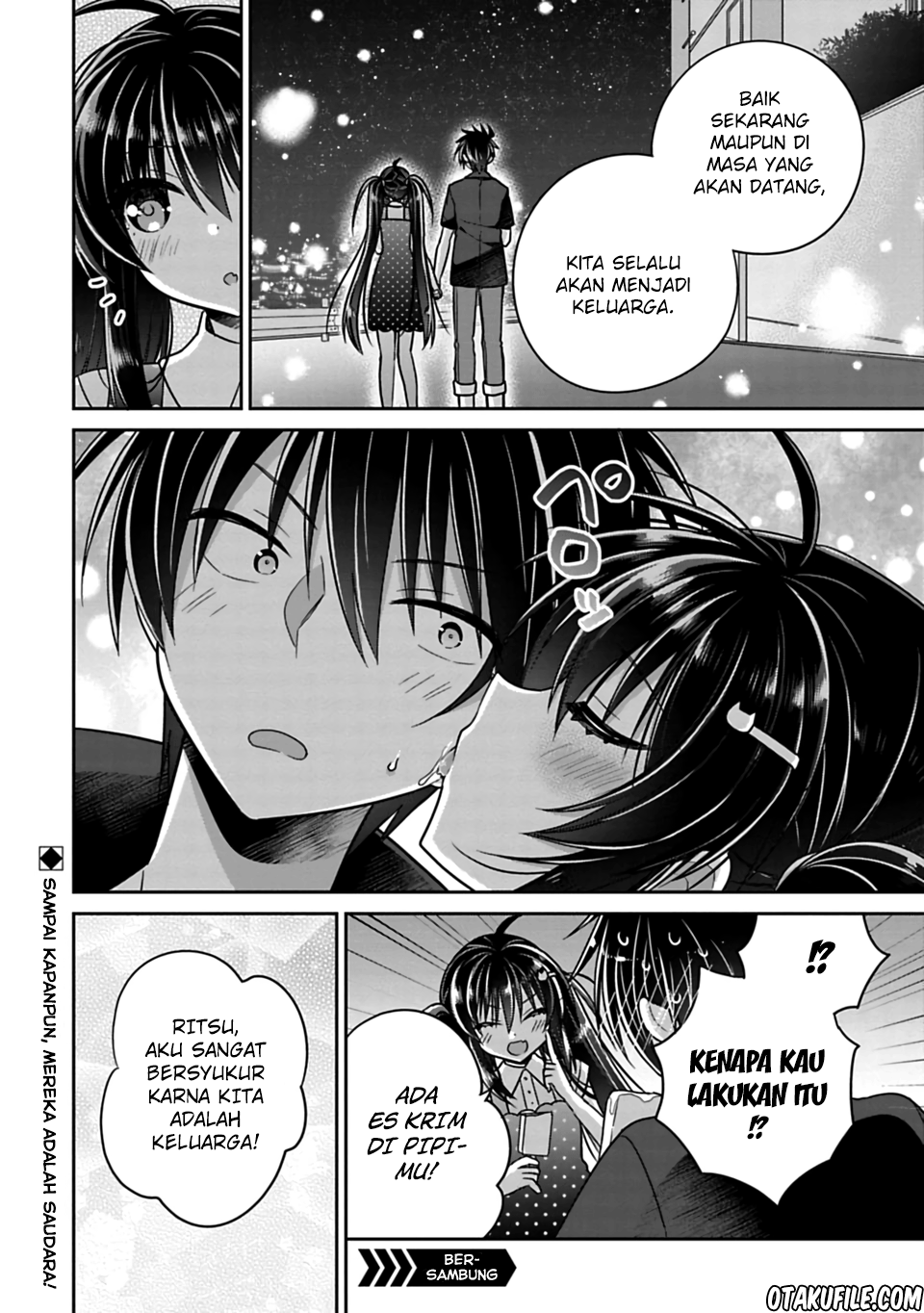 Siscon Ani to Brocon Imouto ga Shoujiki ni Nattara Chapter 17