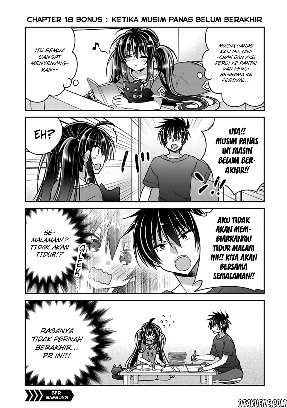 Siscon Ani to Brocon Imouto ga Shoujiki ni Nattara Chapter 18.1