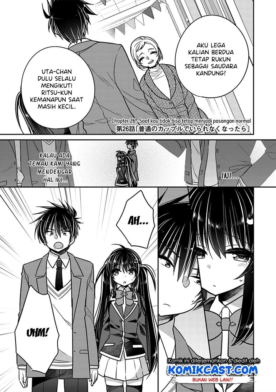 Siscon Ani to Brocon Imouto ga Shoujiki ni Nattara Chapter 26