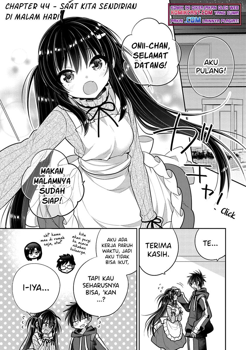 Siscon Ani to Brocon Imouto ga Shoujiki ni Nattara Chapter 44