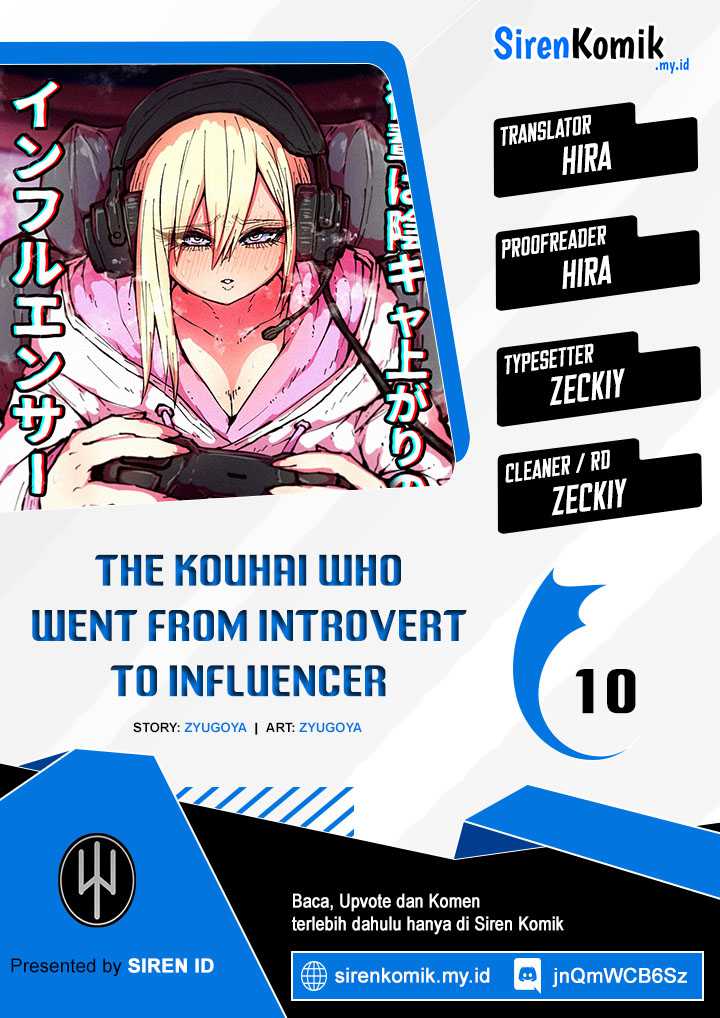 Kouhai wa Inkya Agari no Infuruensaa Chapter 10