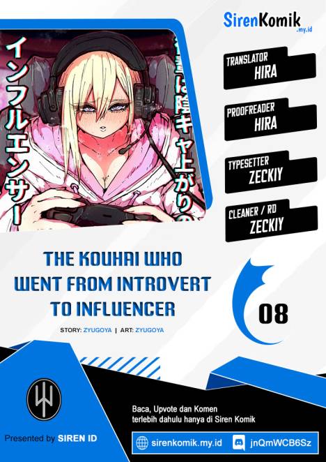 Kouhai wa Inkya Agari no Infuruensaa Chapter 8