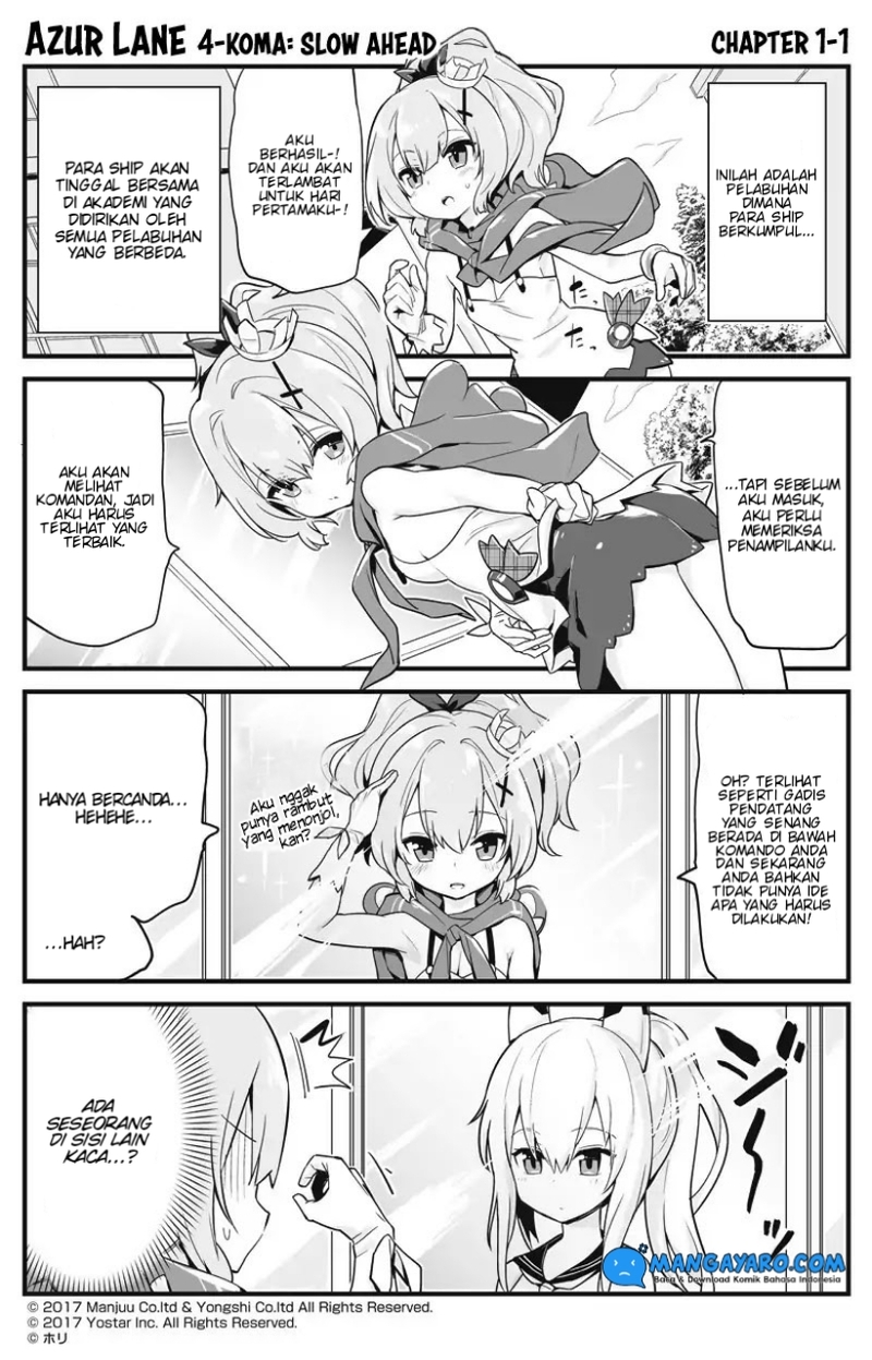 Azur Lane 4-koma: Slow Ahead! Chapter 00-3