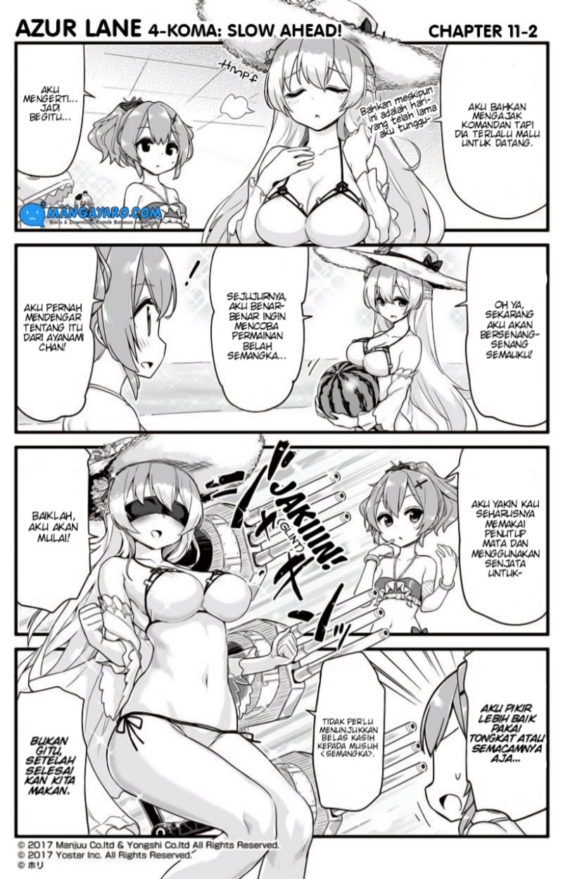 Azur Lane 4-koma: Slow Ahead! Chapter 10.5-12