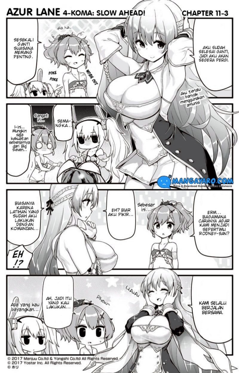 Azur Lane 4-koma: Slow Ahead! Chapter 10.5-12