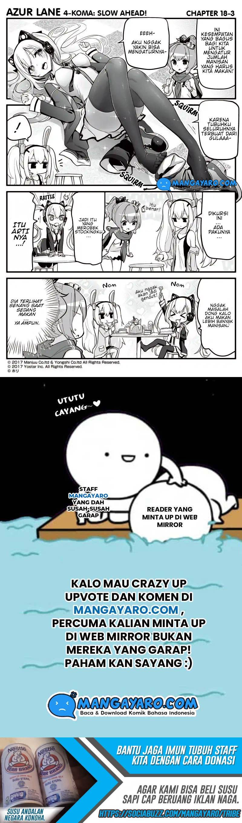 Azur Lane 4-koma: Slow Ahead! Chapter 17-18