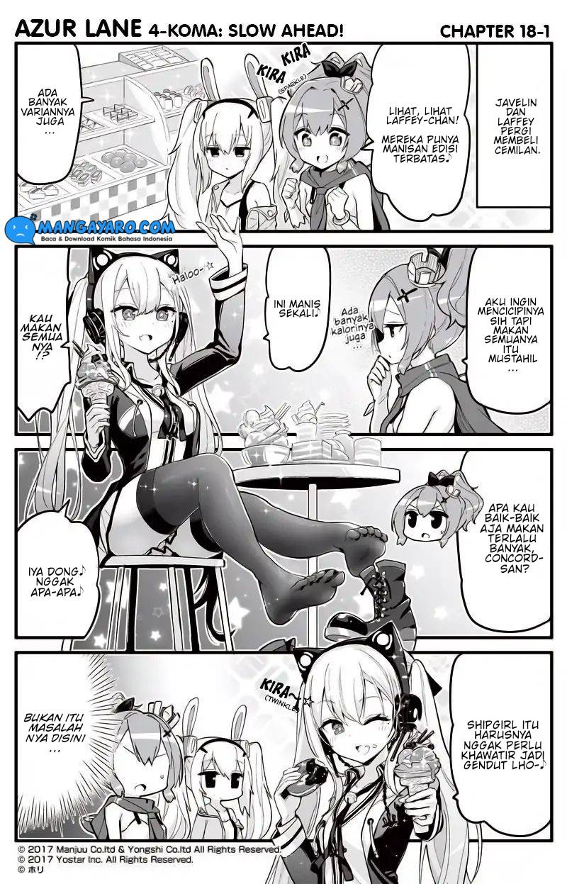 Azur Lane 4-koma: Slow Ahead! Chapter 17-18