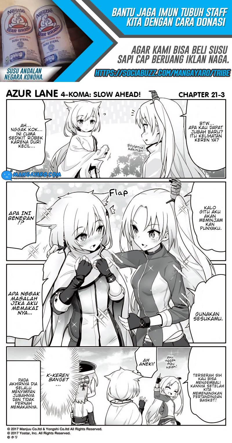 Azur Lane 4-koma: Slow Ahead! Chapter 21-22