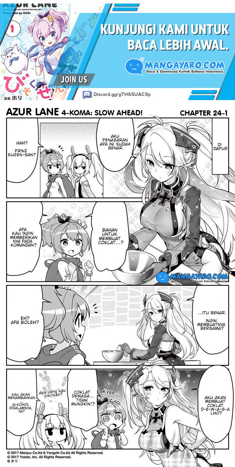 Azur Lane 4-koma: Slow Ahead! Chapter 23-24