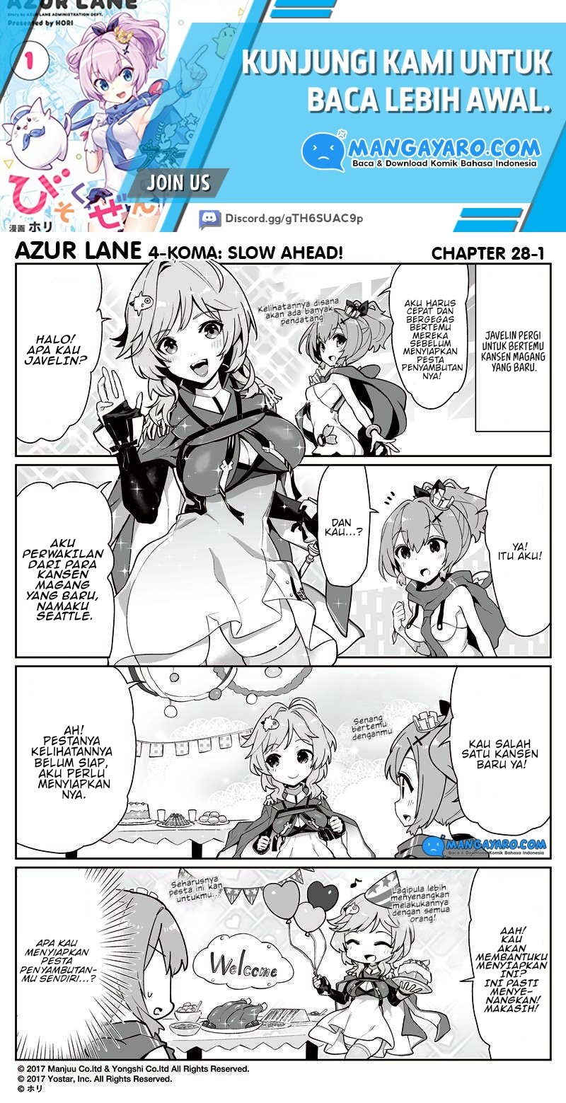 Azur Lane 4-koma: Slow Ahead! Chapter 29-30