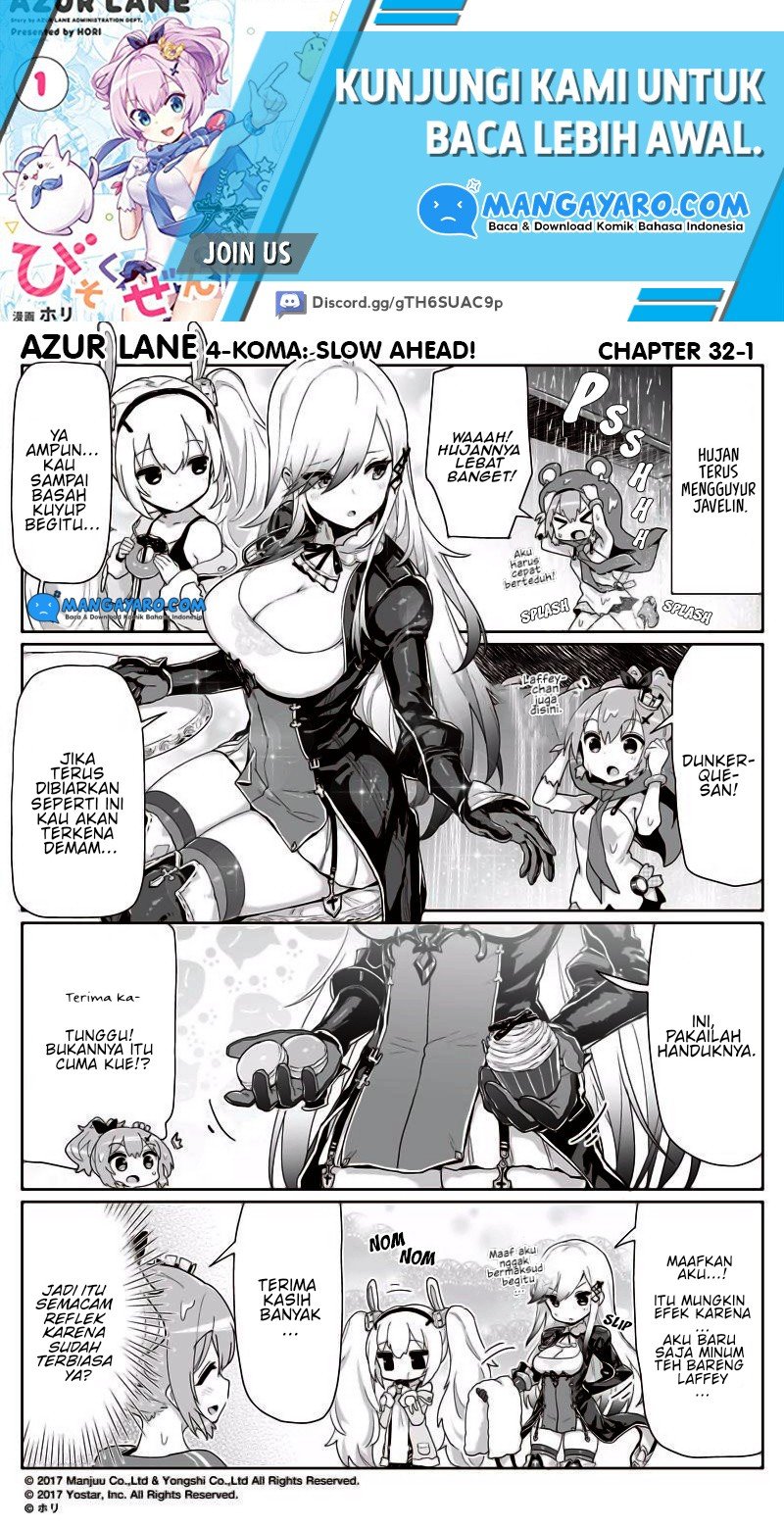 Azur Lane 4-koma: Slow Ahead! Chapter 31-32