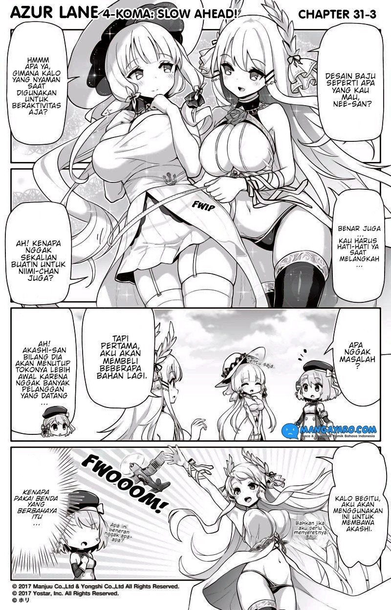 Azur Lane 4-koma: Slow Ahead! Chapter 31-32