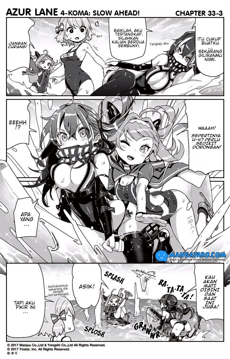 Azur Lane 4-koma: Slow Ahead! Chapter 33-34