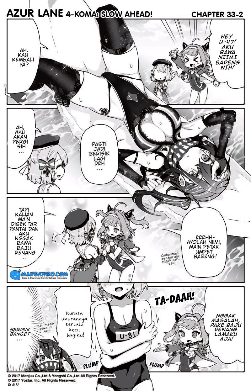 Azur Lane 4-koma: Slow Ahead! Chapter 33-34