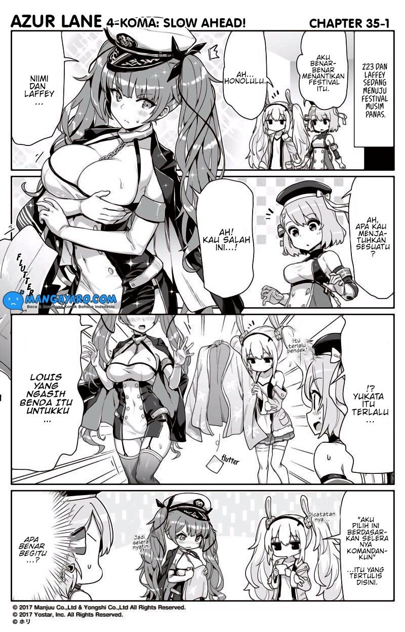 Azur Lane 4-koma: Slow Ahead! Chapter 35-36