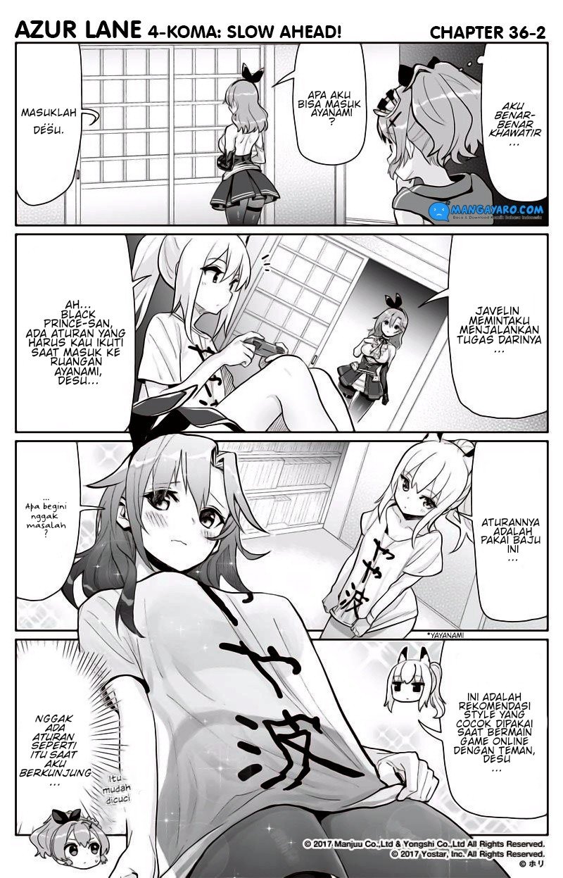 Azur Lane 4-koma: Slow Ahead! Chapter 35-36