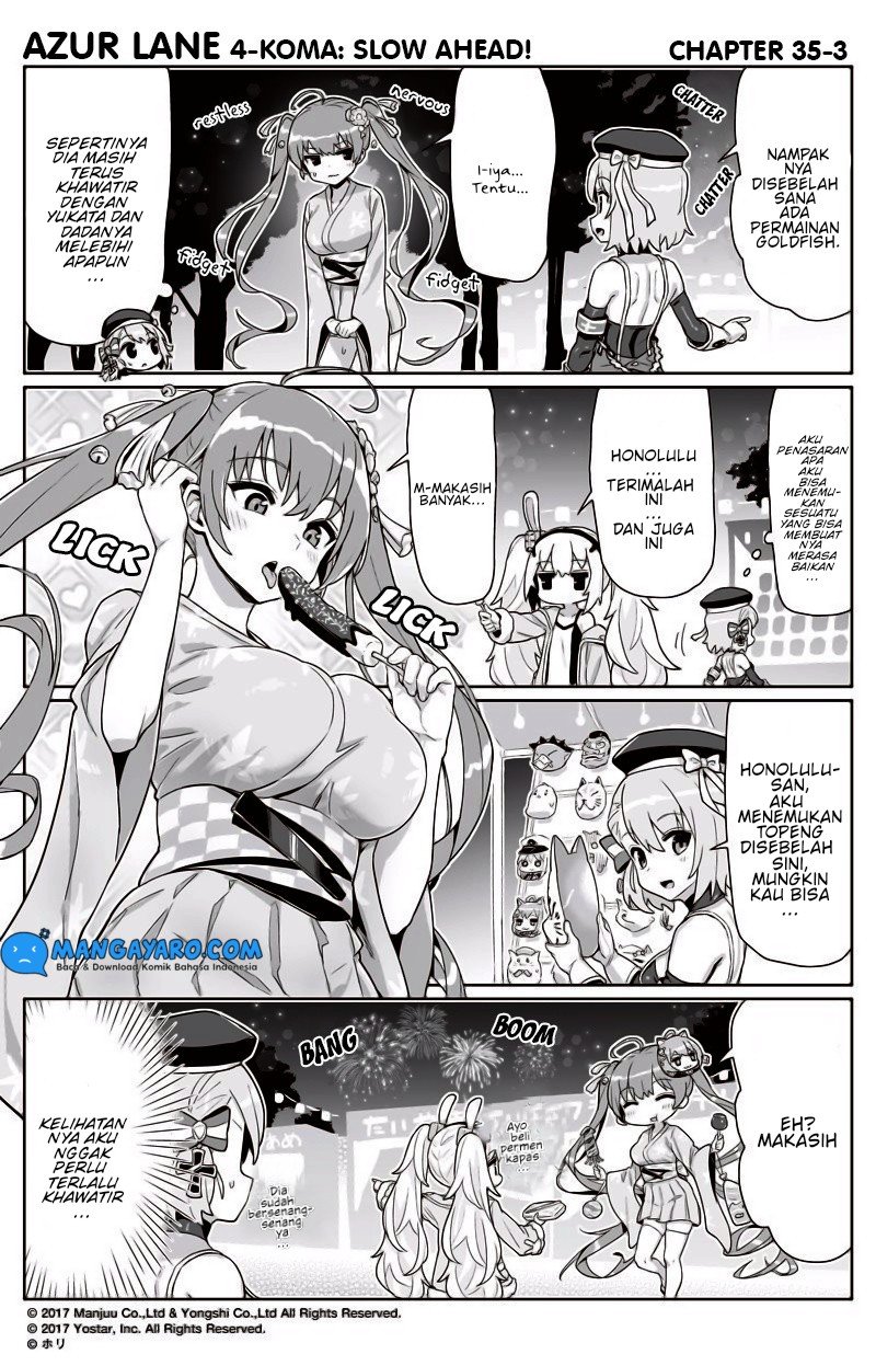 Azur Lane 4-koma: Slow Ahead! Chapter 35-36