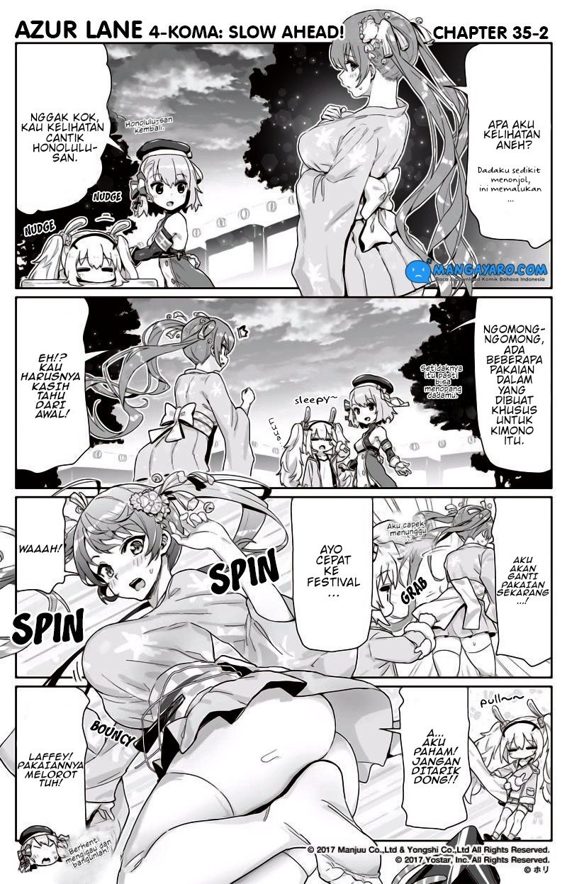 Azur Lane 4-koma: Slow Ahead! Chapter 35-36