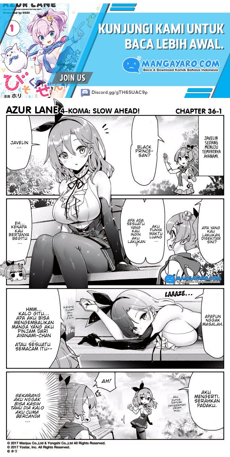 Azur Lane 4-koma: Slow Ahead! Chapter 35-36