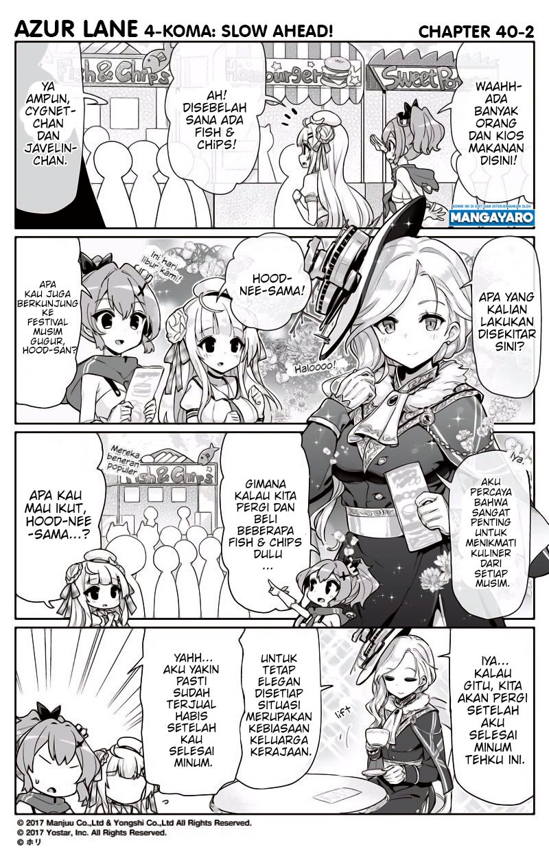 Azur Lane 4-koma: Slow Ahead! Chapter 39-40