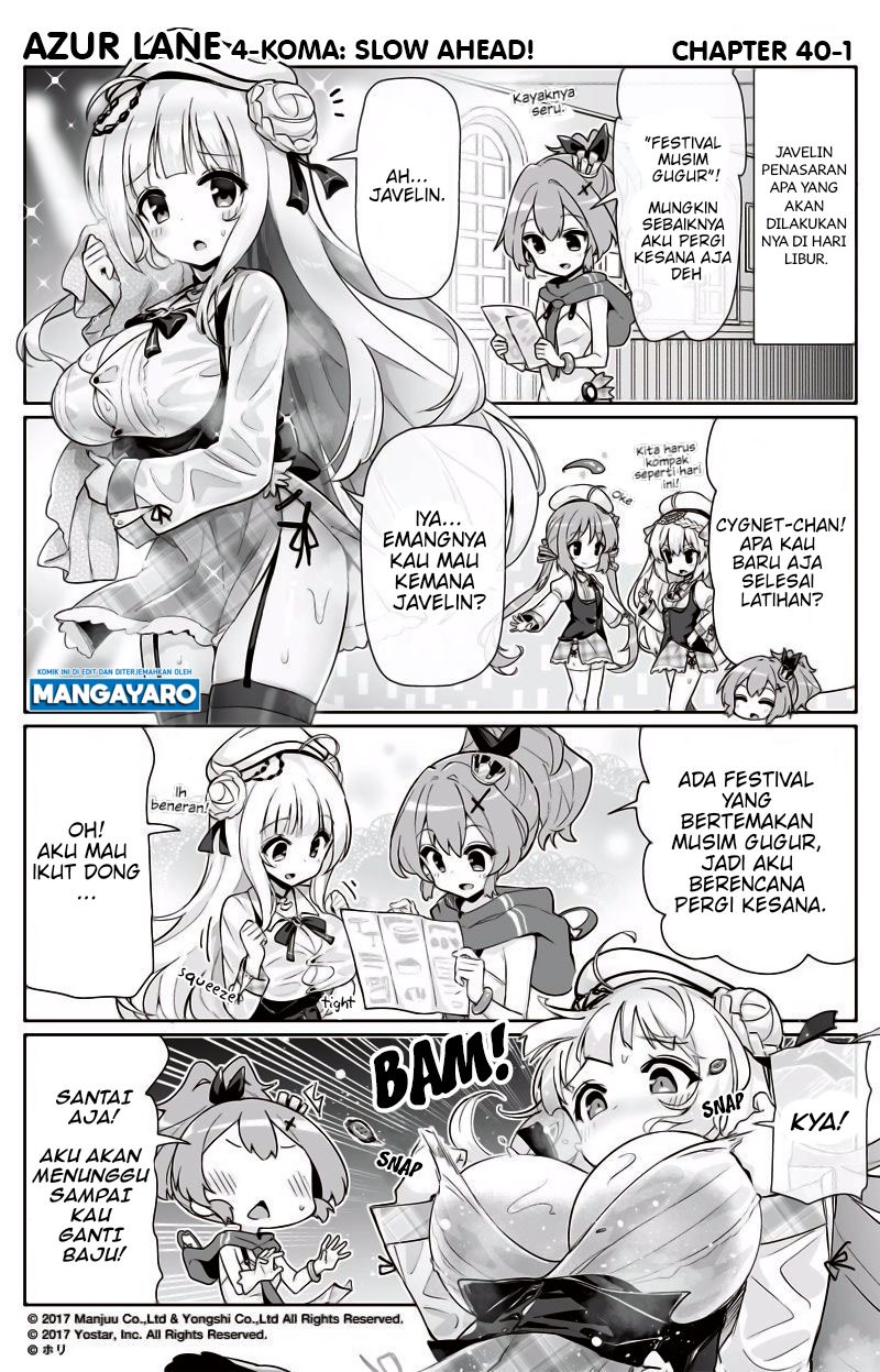 Azur Lane 4-koma: Slow Ahead! Chapter 39-40