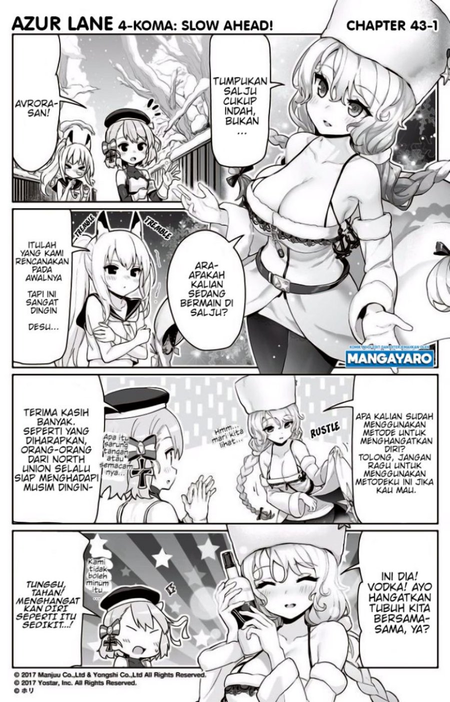 Azur Lane 4-koma: Slow Ahead! Chapter 43-44