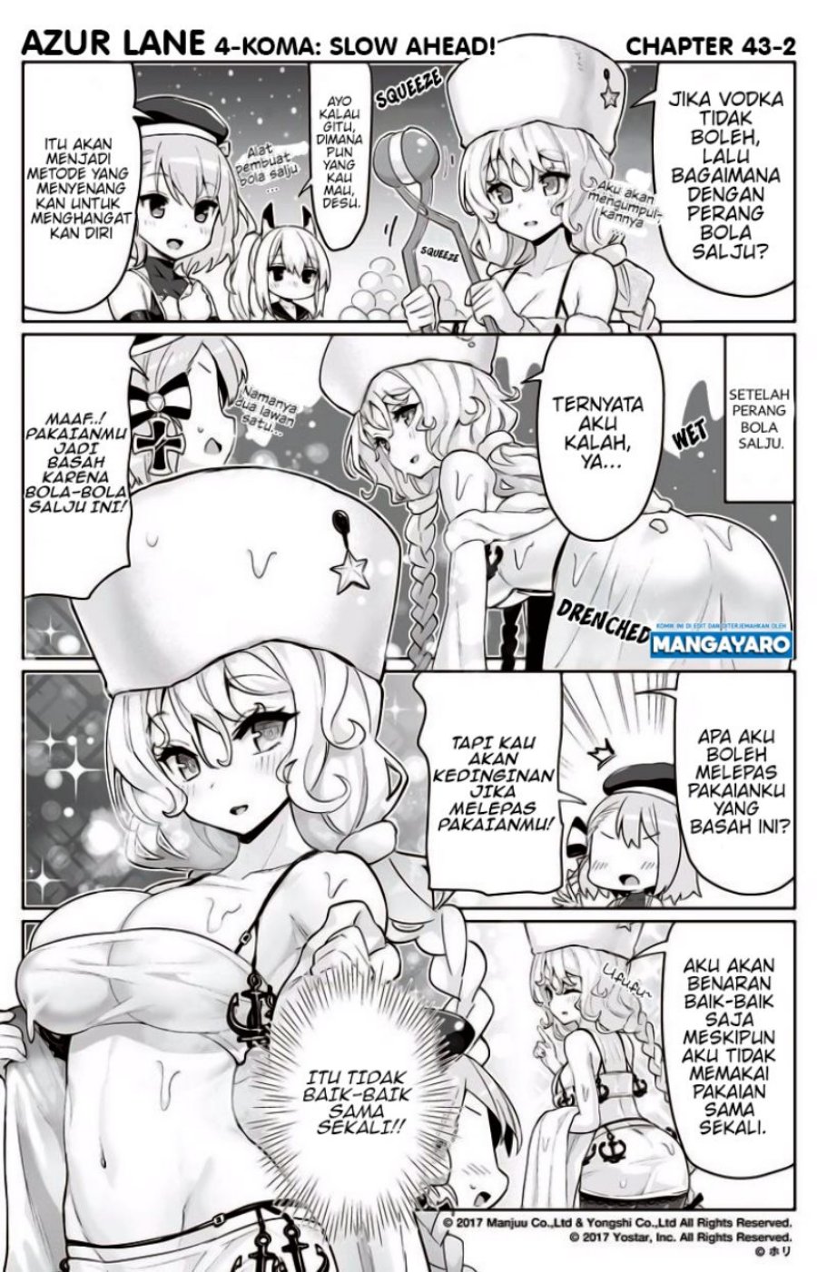 Azur Lane 4-koma: Slow Ahead! Chapter 43-44