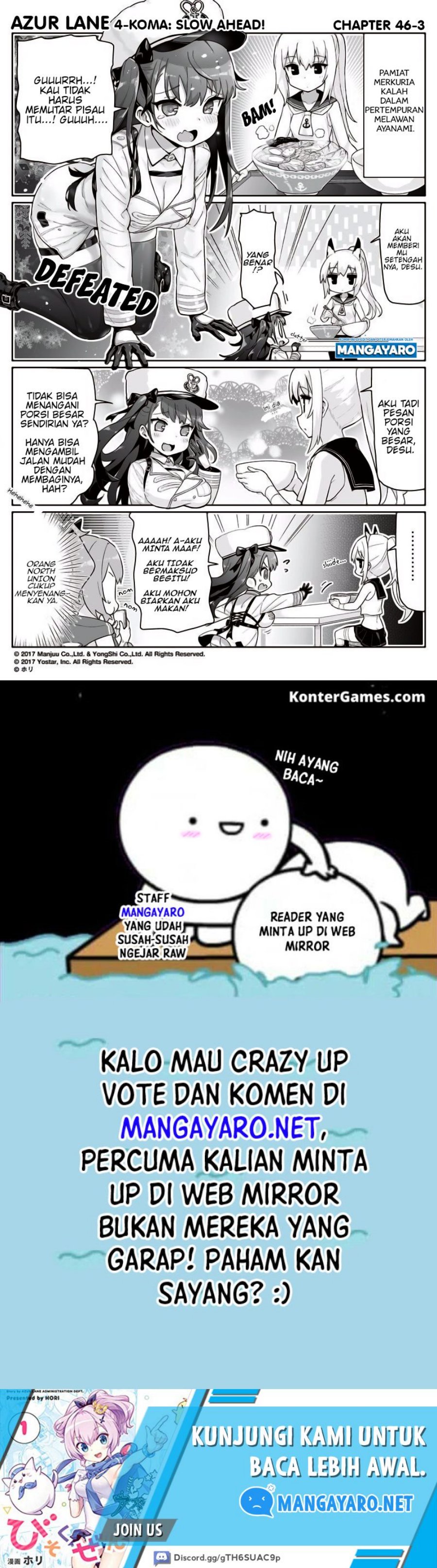 Azur Lane 4-koma: Slow Ahead! Chapter 45-46