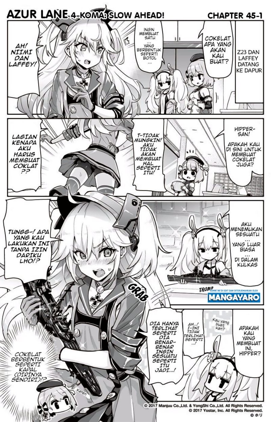 Azur Lane 4-koma: Slow Ahead! Chapter 45-46