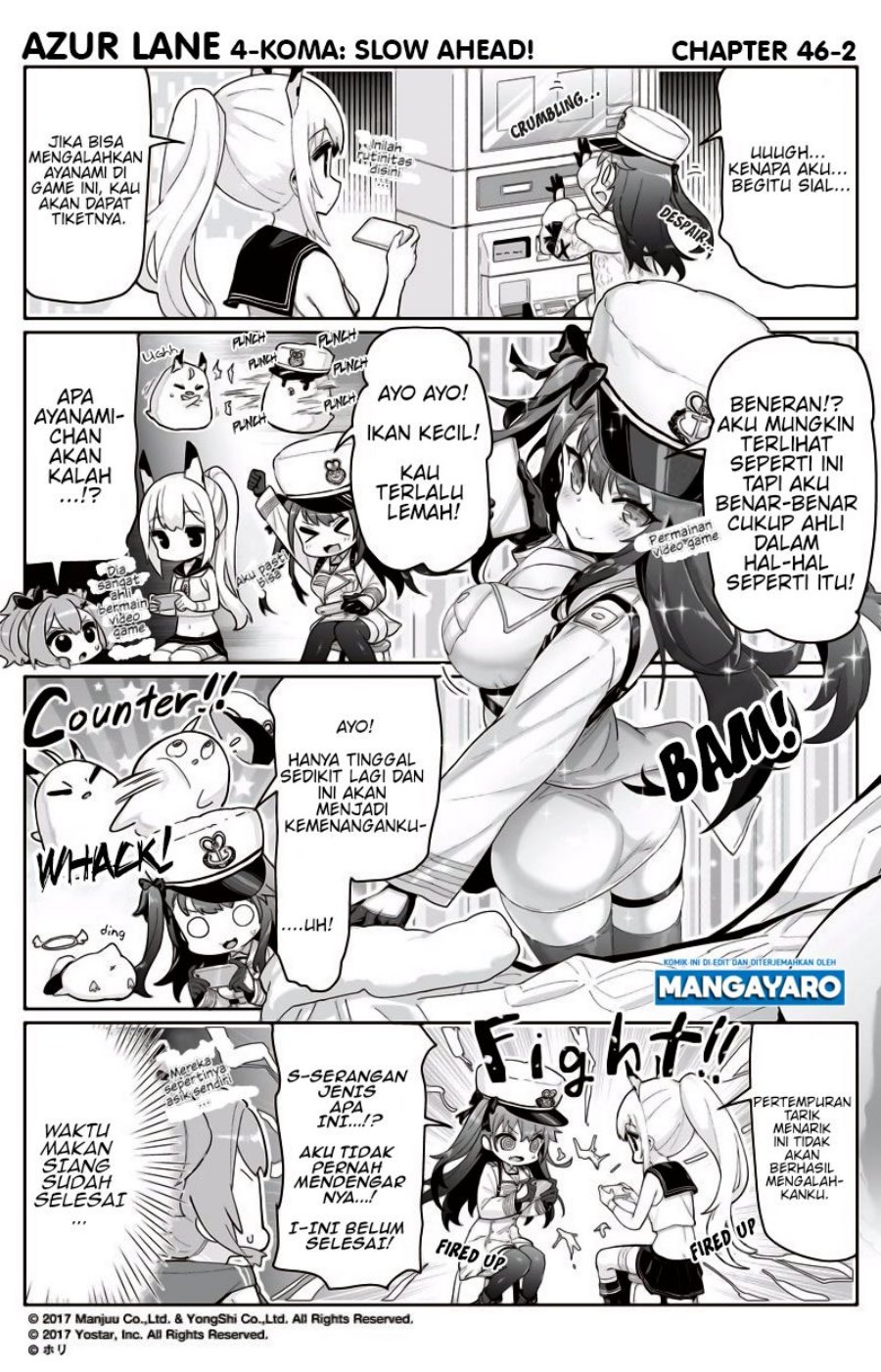 Azur Lane 4-koma: Slow Ahead! Chapter 45-46