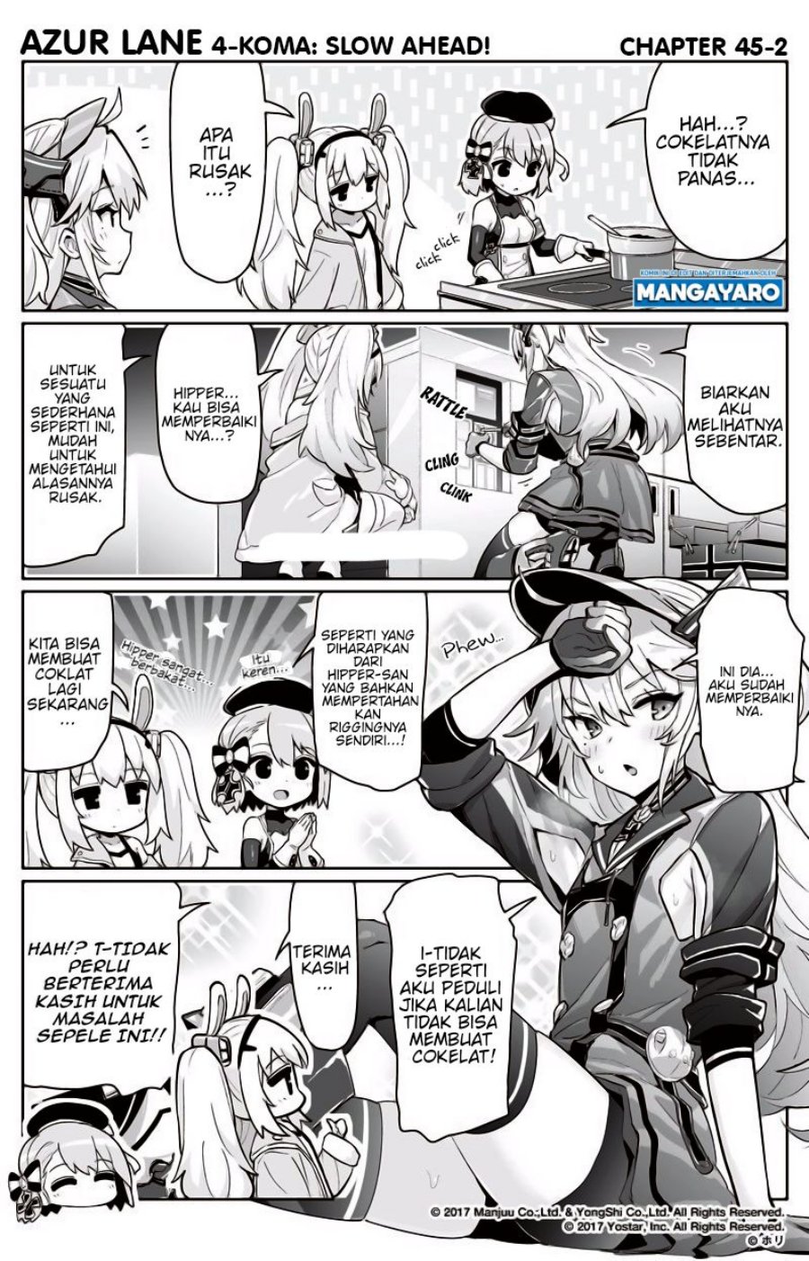 Azur Lane 4-koma: Slow Ahead! Chapter 45-46