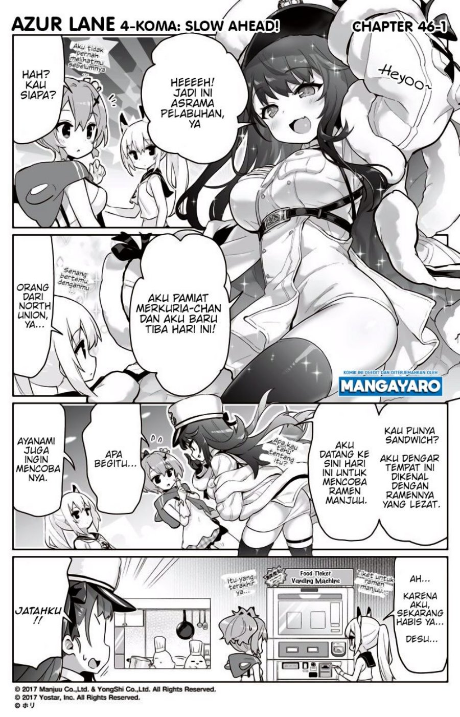 Azur Lane 4-koma: Slow Ahead! Chapter 45-46