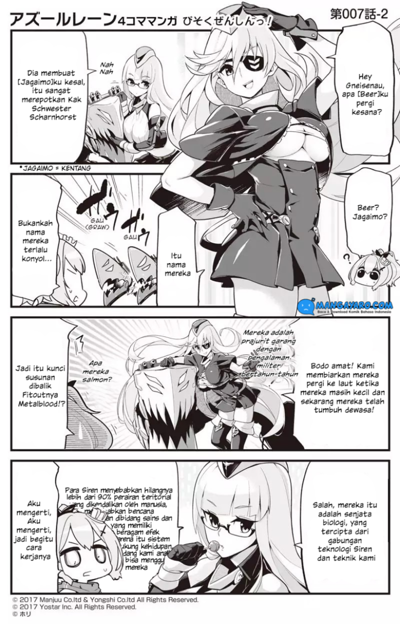 Azur Lane 4-koma: Slow Ahead! Chapter 6-7