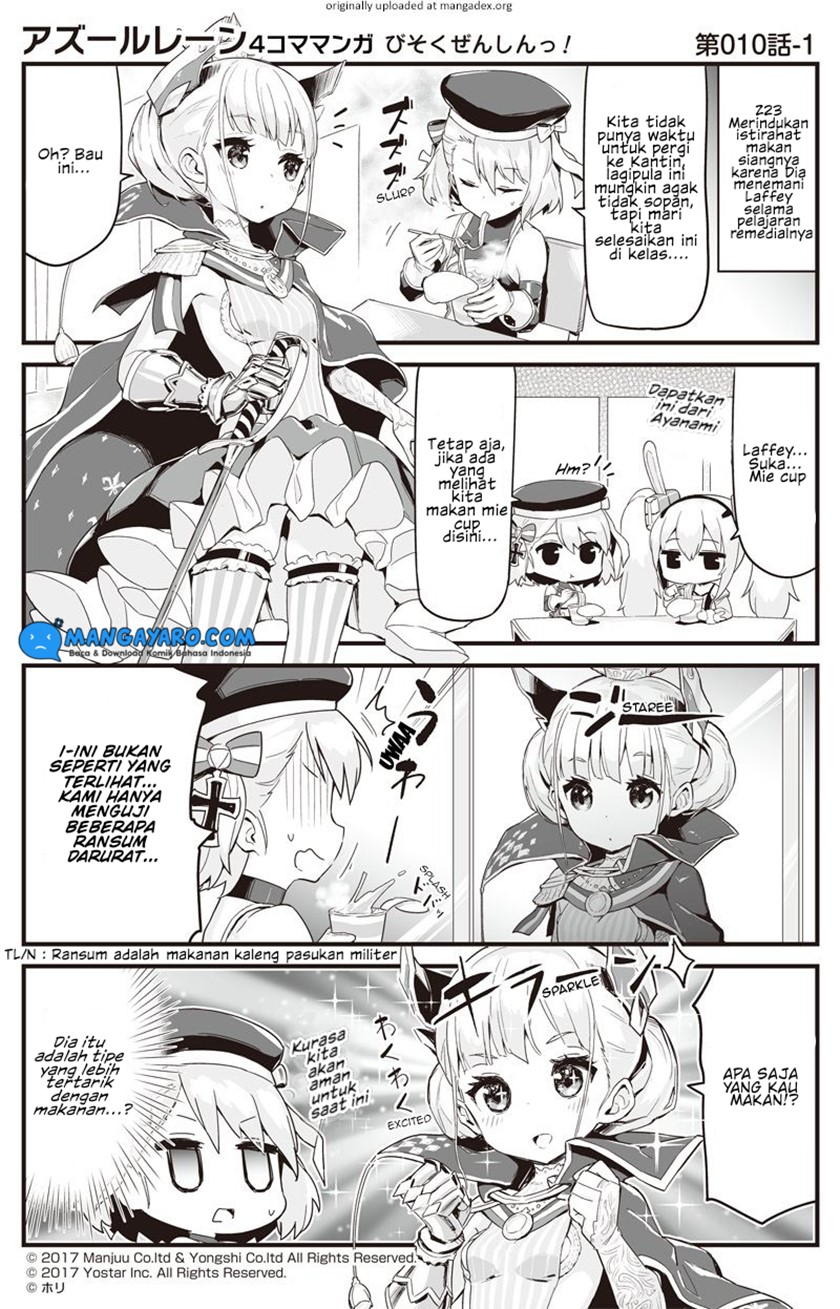 Azur Lane 4-koma: Slow Ahead! Chapter 8-10