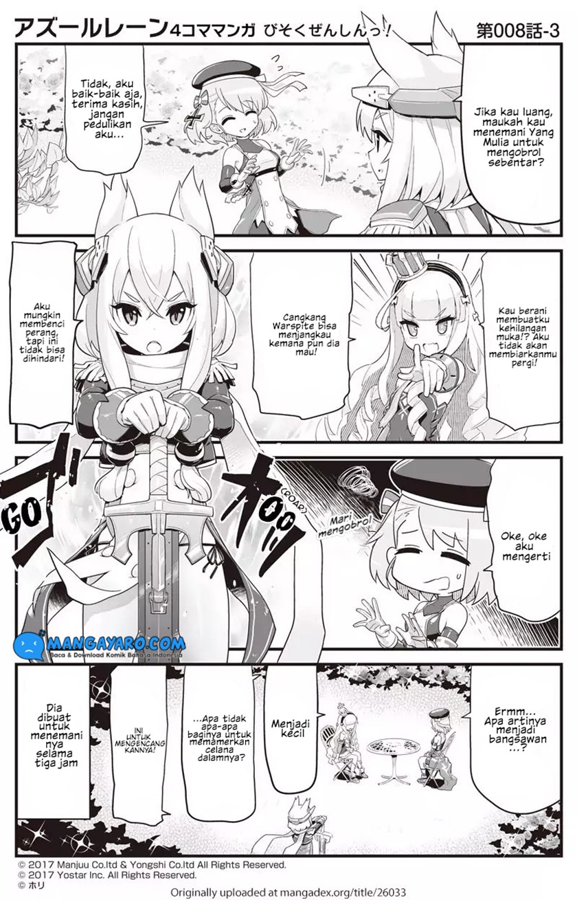 Azur Lane 4-koma: Slow Ahead! Chapter 8-10